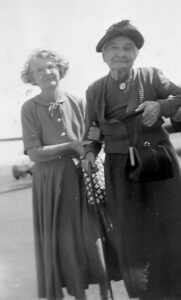 Jessie later in life with her daughter Jessie.