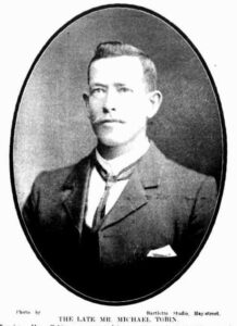 The Late Michael Tobin - Western Mail 3 Aug 1907 Pg 3