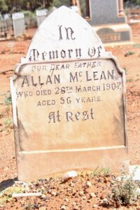 McLean Allan - Coolgardie Cemetery - Photo Find a Grave