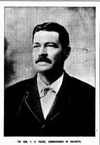 The Hon F H Piesse - Minister for Railways
