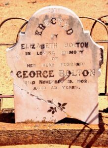 George BOLTON - Coolgardie Cemetery - Photo Find a Grave