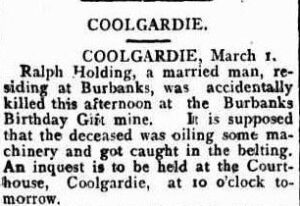 Kalgoorlie Western Argus (WA : 1896 - 1916), Tuesday 5 March 1901, page 15