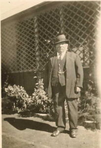 William Choules - dressed in his best at Kanowna