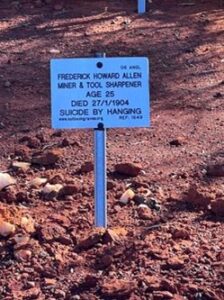 Fred Allen - Kookynie Cemetery - Plaque by outbackgraves.org