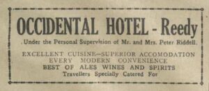 Cue-Big Bell Chronicle and Reedy Record 5 December 1941, page 1