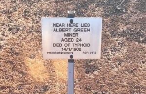 Albert Green - Plaque by outbackgraves.org