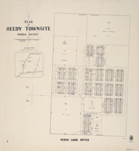 Reedy Townsite map - Image SLWA