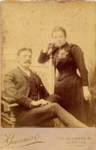 William and Ellen MCLAUGHLIN on their wedding day - Photo Find a Grave.