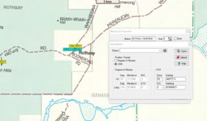 Map of Rothsay cemetery - Image Doug Hardman