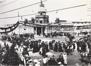 Coolgardie Exhibition Building at the opening ceremony, 21 March 1899. Source: State Library of Western Australia