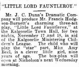 Kalgoorlie Miner 6 November 1909