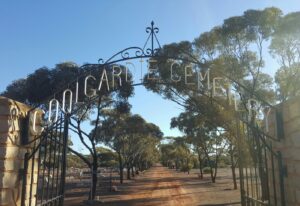 Coolgardie Cemetery Gates - Photo Danelle Warnock