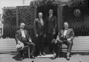The Tagliaferri brothers outside their homeb at Maninga Marley 1927 - Photo SLWA