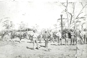 Herrich & Sons Steam Saw Mill - White Feather Road - 1896 - Photo SLWA