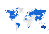 Where are visitors are from - Google Analytics