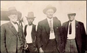 Roads Board Inspectors - The Roads Board Inspectors photos is Robert "Bob" on left, Richard "Dick" Hillier, Harry Ware and Charles "Charlie" Benness.