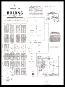Bulong Townsite Map - Image SLWA