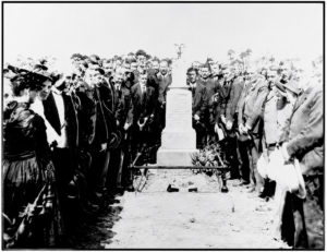 Memorial in the Fremantle Cemetery for James Carbine Gullan - Western Mail 22 February 1908, page 26