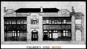The above is an artist's impression of the front elevation of the proposed Palmers Find Hotel.
