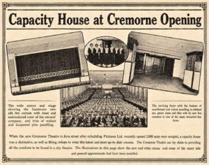 Advertisement for the Opening of the Cremorne Theatre