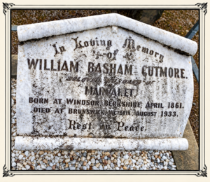 William B Cutmore's Grave in Greenbushes Cemetery - Photo Find a Grave.